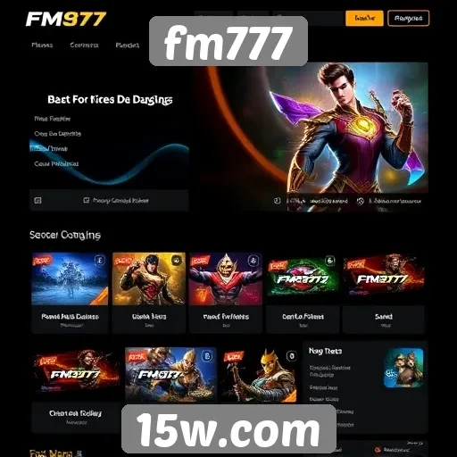 Análise das funcionalidades do site fm777